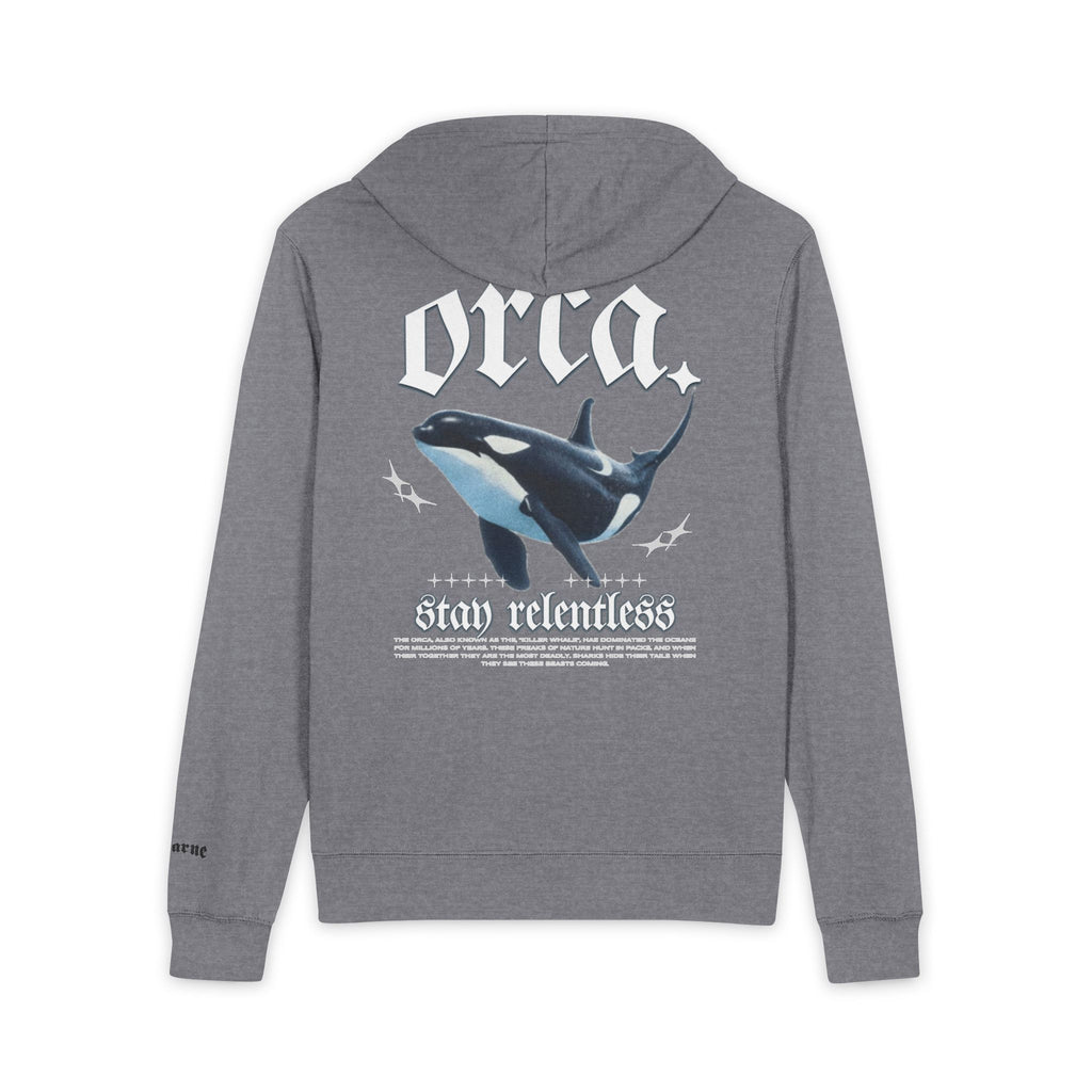 "Stay Relentless" Orca Zip Hoodie